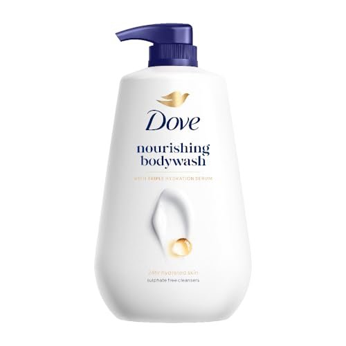 Dove Nourishing Bodywash with Triple Hydration Serum, 825ml