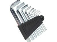 Electronic Spices Universal Hexagonal or Allen L Shape Socket Wrench Key Set of 9 Pieces