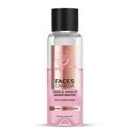 FACESCANADA Triple Impact Makeup Remover, 120 Ml | With Rose Water | 3-In-1 Cleanse, Tone & Nourish | Deep Cleanses & Removes Makeup For Eyes, Lips & Face | Bi-Phasic Formula