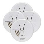 First Alert CO250B Family Gard Basics Carbon Monoxide Alarm 4-Pack | Battery Operated Carbon Monoxide Detector