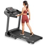Fitkit by Cult PowerRun-96 BLDC Motor Treadmill (4.5HP Peak) | 12.8km/h Max Speed, 110kg Weight Capacity | 12 Preset Programs, LED Display | AUX/MP3/USB | Home Gym Equipment, Black