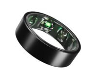 Gabit Smart Ring | Sleep, Fitness, Nutrition, Stress | Buy Sizing Kit First | 7+ Day Battery, 30+ Workout Modes, AI Health Coach, Weight Loss, Best Smart Ring Award by Amazon | Titanium, Matte Black 8