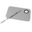 HOME BUY Stainless Steel Makeup Mixing Blending Palette with Spatula -5401 (Pack of 1,Silver)