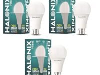 Halonix Neo Radar Base B22 10-watt Motion Sensor Auto on-Auto Off LED Bulb (Pack of 3, White)