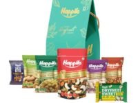 Happilo Premium Celebrations Gift Pack with 7 Inclusions | Dry fruit Sweet, Date Delight, Almond, Cashew, Raisin,Panchmeva, Party Snack | Robin | Dry Fruits Gift box for Birthday's and Anniversaries
