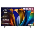 Hisense 164 cm (65 inches) E6N Series 4K Ultra HD Smart LED Google TV 65E6N (Black)