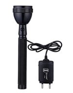 JY SUPER Rechargeable HIGH Power LED Torch Light(20.7cm, Black)., Aluminum