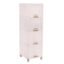 Kuber Industries 4-Layer Stackable-Foldable Drawer Cabinet & Rack for Home /Office | Portable Shelf for Toys | Kitchen Almirah for Storage -White