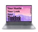 Lenovo ThinkBook 16 AMD Ryzen 7 7735HS (16GB RAM/512GB SSD/Win 11 Home/Office 2024/Backlit Keyboard/Fingerprint) 16" WUXGA IPS 300 Nits Thin & Light Laptop/1Y Warranty/Aluminium Top/1.7kg, 21MWA0R4IN