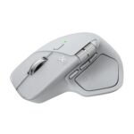 Logitech MX Master 4, Ergonomic Wireless Mouse with Advanced Performance Haptic Feedback, Ultra-Fast Scrolling, USB-C Charging, Bluetooth, Windows, MacOS - Pale Grey