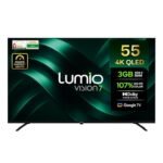 Lumio Vision 7 139 cm (55 inches) 4K Ultra-HD Smart QLED Google TV FTW3-ADSG