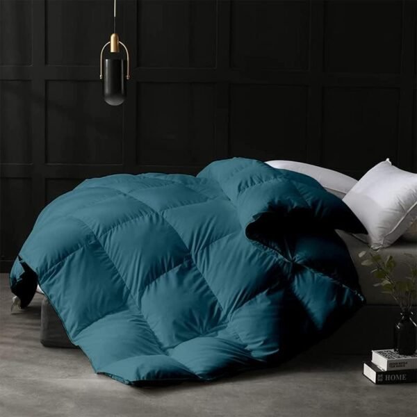 MammaYo Razzai 500 GSM Winter Comforter Premium Collection Quilted Comforter (90" x 100" Inches/228cm x 254cm) - Double Bed Comforter|Teal | Microfibre, lightweight