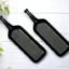Melamine Trays and Platters Sets for Serving Snacks and Desserts for for Home, Hotel & Restaurant Kitchen- Black Pack of 2