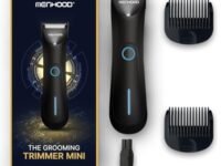 Menhood Grooming Trimmer Mini|Body Private Part Shaving Trimmer for Men|Rechargeable|Cordless|Waterproof|LED Torch|Upto 90 Min Run-Time|Skin Protective|Travel Friendly|,Battery Powered