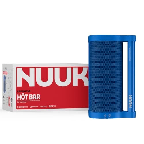 NUUK HÖT BAR 2-Sec Instant Heating PTC Heater for Room | Upto 20% Bill Savings | Zero Dryness | Super-Silent, Portable | Vertical & Horizontal Use | 2200W | Perfect Replacement for small 7/9 fin OFRs