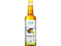 Natureland Organics Kachhi Ghani Pure Mustard Oil 1 LTR - Cold Pressed Flavour : pungent