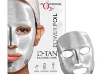 O3+ Power Foil D-Tan Face sheet Mask For Skin Brightening Glowing Tan Removal Oil Control Acne & Fairness Women Men