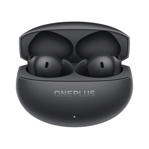 OnePlus Buds 4 TWS Earbuds with Upto 55dB Real-time ANC, Adaptive Mode, Dual Drivers and DACs, 3D Audio, Upto 45hrs Music Playback, Dual-Device connectivity, 47ms Low Latency, Storm Gray
