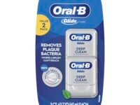 Oral-B Glide Pro-Health Deep Clean Cool Mint Flavor Floss Twin Pack 80 M
