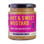 PATAAKHA Hot & Sweet Mustard 180 Gms|Vegan Honey Mustard, Punchy Like Kasundi|Naturally Fermented Low Calorie Sauce, Spread, Salad Dressing|Pungent, Tangy, Authentic|Jain Friendly