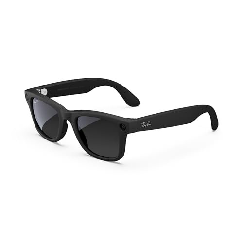 Ray-Ban | Meta Wayfarer (Gen 1) Large - Matte Black, Polarised Gradient Graphite Lenses