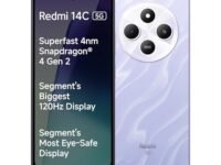 Redmi 14C 5G (Stardust Purple, 4GB RAM, 128GB Storage) | Superfast 4nm Snapdragon 4 Gen 2 | 120Hz 17.47cm (6.88”) Display | 5160mAh Battery | 50MP Dual Camera | Premium Starlight Design