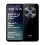 Redmi 14C 5G (Stargaze Black, 4GB RAM, 64GB Storage) | Superfast 4nm Snapdragon 4 Gen 2 | 120Hz 17.47cm (6.88”) Display | 5160mAh Battery | 50MP Dual Camera | Premium Starlight Design