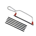 SPElectron Electron Steel Junior Saw Mini Hacksaw Frame with 5 Crown Spare Blades