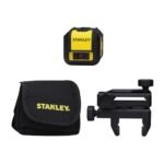 STANLEY STHT77498 CUBIX® Red Beam Cross Line Laser Level with 2*AA Batteries for Home, DIY & Professional Use, 1 Year Warranty, YELLOW & BLACK