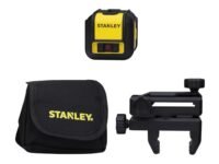 STANLEY STHT77498 CUBIX® Red Beam Cross Line Laser Level with 2*AA Batteries for Home, DIY & Professional Use, 1 Year Warranty, YELLOW & BLACK