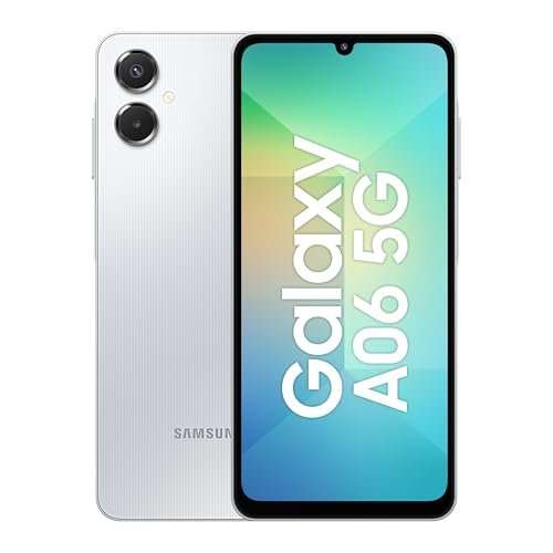 Samsung Galaxy A06 5G (Gray, 6GB RAM, 128GB Storage) | 50MP Dual Camera | 4 Gen OS Upgrades | IP54 Rating | Voice Focus