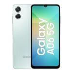 Samsung Galaxy A06 5G (Light Green, 4GB RAM, 64GB Storage) | 50MP Dual Camera | 4 Gen OS Upgrades | IP54 Rating | Voice Focus