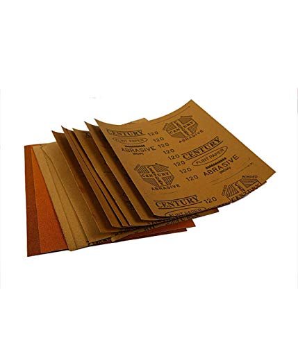 Sanding Paper-Brown Flint Paper-Pack of 12 Sheets
