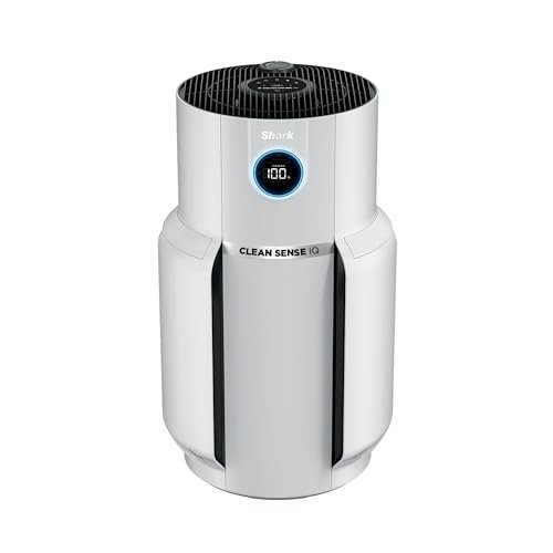 Shark HP300 Air Purifier |1400 sq.ft Coverage | 5 Year NeverChange True HEPA 14 Filter | Captures 99.98% Dust, Smoke & Allergens | 4-Layer Filtration | Odor Neutralizer | PM1.0/PM2.5/PM10 Display