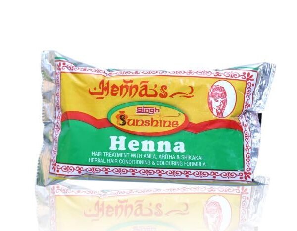 Singh Sunshine Henna | Hair Treatment with Amla, Aritha & Shikakai | Herbal | A++ Grade, 150g x 6 Pcs Brown