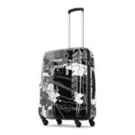 Skybags Medium Acrylonitrile Butadiene Styrene (Abs) Trooper Check-in Size Hard Luggage (65Cm) | Luggage Trolley with 4 Spinner Wheels and Resettable Combination Lock | Black
