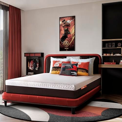 Sleepyhead Sense - 3 Zoned BodyIQ Orthopedic Memory Foam Mattress with Smart Orthopedic Support |10 Years Warranty |Medium Firm with Cooling Technology |10 Inch King Size Bed Mattress (78x72x10)