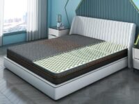 Sleepyhead Technic - 3 Zone Advanved 6D Hexagon Grid Mattress with Hyper-Elastic Compound |10 Years Warranty |3000+ Air Pockets for Better Air Circulation |8 Inch Queen Size Bed Mattress (75x60x8)