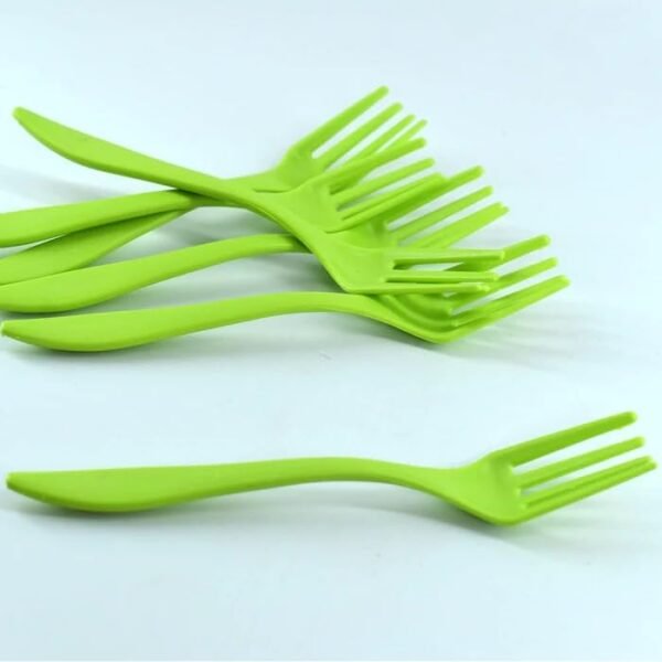 Small Plastic 6pc Serving Fork Set for Kitchen Dining