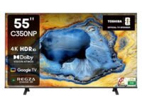 TOSHIBA 139 cm (55 inches) C350NP Series 4K Ultra HD Smart LED Google TV 55C350NP (Black)