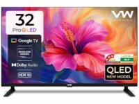 VW 80 cm (32 inches) Pro Series HD Ready Smart QLED Google TV VW32GQ1