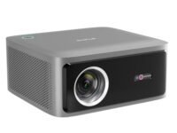 WZATCO Legend Optimus, Netflix Certified, Smart Home Projector 4k Ultra HD, Native 1080P Fully Automatic, 2000 ANSI, HDMI ARC, WiFi 6 & BT, Screen Mirroring, Portable Room Cinema, Sealed, Black