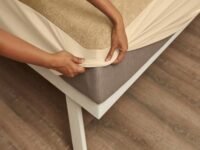 Wakefit Cotton Feel Ultra Soft Waterproof Mattress Protector | Breathable - Hypoallergenic Mattresses Cover 75" x 36" - Single, Beige