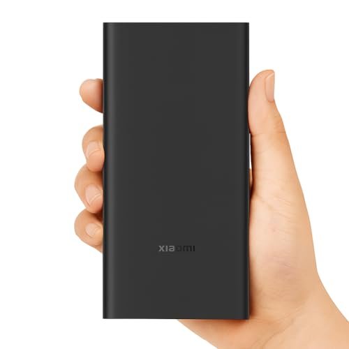 Xiaomi Power Bank 4i 20000mAh 33W Super Fast Charging PD |Smart 12 Layer Protection|Type C Input & Output|Triple Output Ports|Supports Android,Apple, Tablets, Earbuds,Watch(MI Powerbank),Black