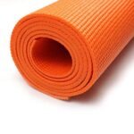 Yoga Mat - Anti Slip, Ethylene Vinyl Acetate (EVA) - For Women, Men & Kids - Home Gym & Workout - 4MM Thick, Orange