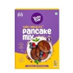 Yogabar Pancake Mix, Chocolate Pan Cake Mix Powder, 0 Maida, 0 Preservatives, Goodness Of Jowar, Oats, Healthy Breakfast For Children, Easy To Make Sunday Breakfast,150 Gm, Pack Of 1