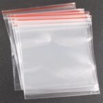bvslf Reusable/Resealable Self Sealing Zip Lock Covers Storage Pouch Bags, 10 x 14 inches, 50 Pieces (Transparent)(Plastic)