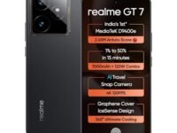 realme GT 7 (IceSense Black,12GB+256GB) | India's 1st MediaTek D9400e Chipset | Strongest Battery Combo 7000mAh + 120W | AI 4K 120FPS Travel Camera | 360° Cooling IceSense Design with Graphene