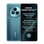 realme NARZO 80 Pro 5G (Racing Green,8GB+128GB) | Segment's 1st MediaTek Dimensity 7400 Chipset | 6000mAh Titan Battery + 80W Ultra Charge | 4500nits HyperGlow Esports Display | IP69 Waterproof