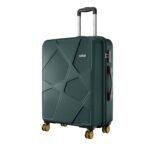 Safari Medium Polypropylene Spinner Pentagon Pro 8 Wheels 66Cm Size Checkin Trolley Bag, Hard Case 360º Wheeling Luggage for Men & Women, Travel Bag, Suitcase for Travel, Dusk Green